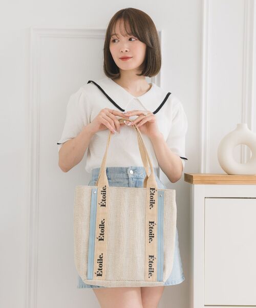 セール】ロゴテープトートBag（トートバッグ）｜ems excite
