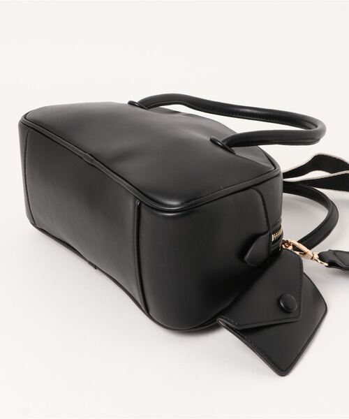 cache cache（カシュ カシュ）の「カシュカシュ cachecache / シェイプデザイン2wayボストンバッグ（ボストンバッグ・レディース・チェック/ベージュ系その他/ブラック・FREE）」の5枚目の写真