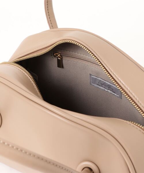 cache cache（カシュ カシュ）の「カシュカシュ cachecache / シェイプデザイン2wayボストンバッグ（ボストンバッグ・レディース・チェック/ベージュ系その他/ブラック・FREE）」の8枚目の写真