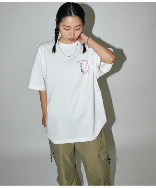 ANLIBERTY ANAP(アンリバティアナップ)の「リフレクターラバーT(Tシャツ/カットソー・レディース・ホワイト/ブラック・S/M)」の5枚目の写真