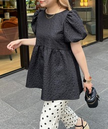 prose verse | バックリボンフラワージャガードペプラムブラウス(シャツ/ブラウス)