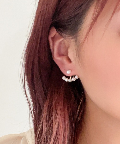 CHOUEL closet】パールラウンドパールピアス（ピアス（両耳用