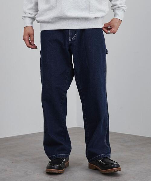 SMITH'S（スミス）の「SMITH’S（スミス）別注ワイドペインターパンツ23AW（その他パンツ・メンズ・ネイビー/ブラウン・S/M/L/XL）」の3枚目の写真