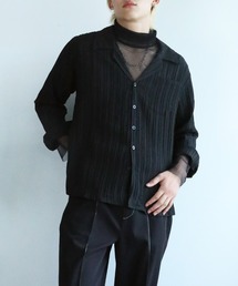 aimoha | aimoha mens モード系エンボス加工シャツ(シャツ/ブラウス)