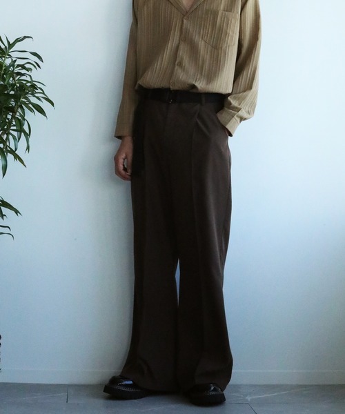 aimoha（アイモハ）の「aimoha mens モード系エンボス加工シャツ（シャツ/ブラウス・メンズ・チョコ/ブルー/ホワイト/ブラック・MEDIUM/LARGE/XX-LARGE/X-LARGE）」の19枚目の写真