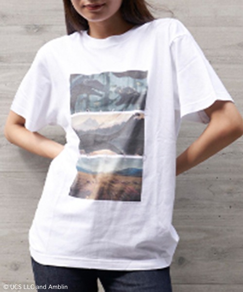 Universal Filmarket(ユニバーサルフィルマーケット)の「【Universal Filmarket】ジュラシック・ワールド Tシャツ(Tシャツ/カットソー・レディース・ネイビー/ホワイト・M)」の11枚目の写真