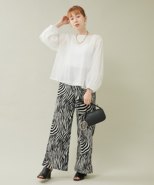 ROSIEE（ロージー）の「ROSIEE リバーシブルブラウス（シャツ/ブラウス・レディース・ホワイト/ブラック・FREE）」の18枚目の写真