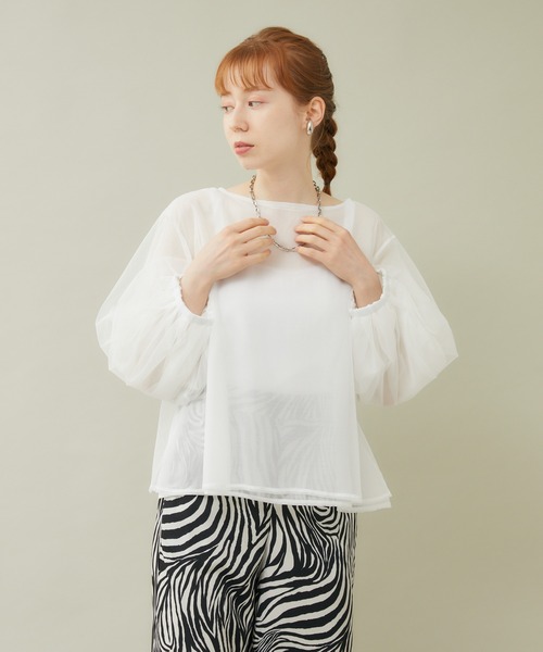 ROSIEE（ロージー）の「ROSIEE リバーシブルブラウス（シャツ/ブラウス・レディース・ホワイト/ブラック・FREE）」の22枚目の写真