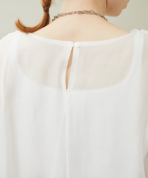 ROSIEE（ロージー）の「ROSIEE リバーシブルブラウス（シャツ/ブラウス・レディース・ホワイト/ブラック・FREE）」の8枚目の写真