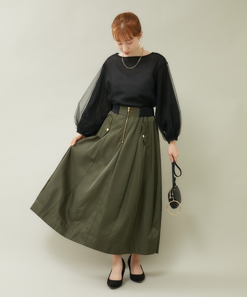 ROSIEE（ロージー）の「ROSIEE リバーシブルブラウス（シャツ/ブラウス・レディース・ホワイト/ブラック・FREE）」の10枚目の写真