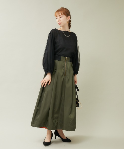 ROSIEE（ロージー）の「ROSIEE リバーシブルブラウス（シャツ/ブラウス・レディース・ホワイト/ブラック・FREE）」の12枚目の写真