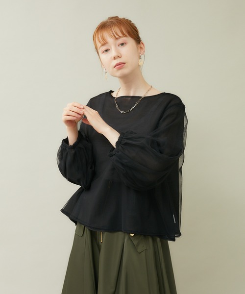 ROSIEE（ロージー）の「ROSIEE リバーシブルブラウス（シャツ/ブラウス・レディース・ホワイト/ブラック・FREE）」の17枚目の写真