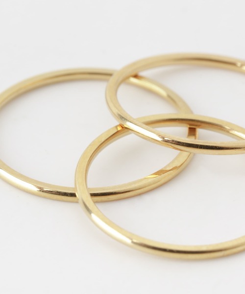 KBF（ケイビーエフ）の「ステンレスセットリング（リング・レディース・シルバー/ゴールド・ONE）」の8枚目の写真