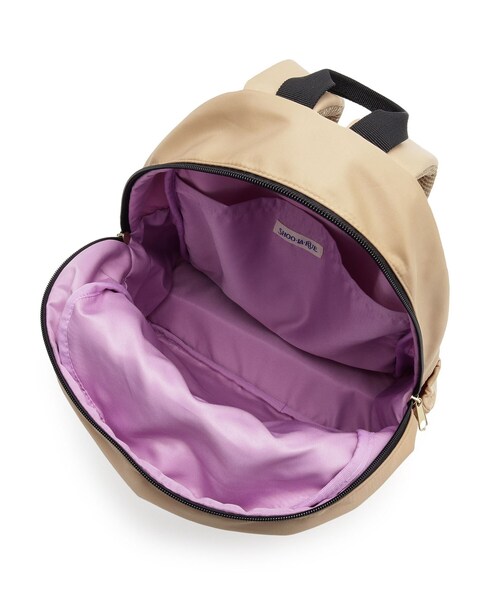 SHOO・LA・RUE（シューラルー）の「◆異素材リボンリュック（バックパック/リュック・キッズ・ベージュ/サックスブルー/ライトパープル・00）」の8枚目の写真