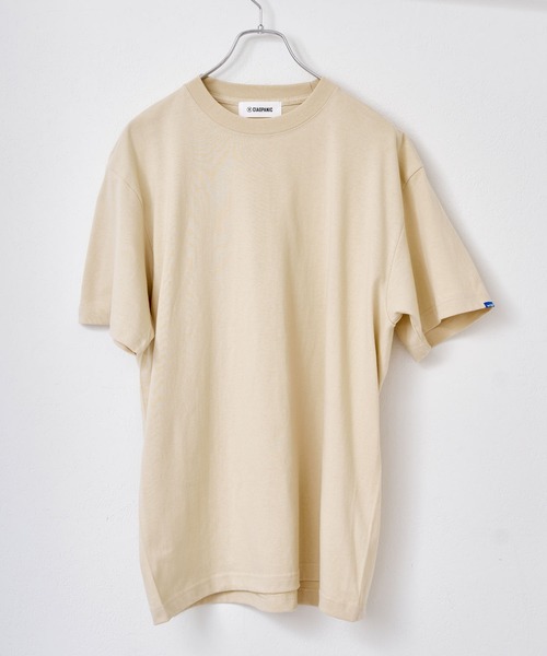 CIAOPANIC(チャオパニック)の「ヘビーコットンタフビックTシャツ(Tシャツ/カットソー・メンズ・ブルー/ネイビー/ピンク/アイボリー/ホワイト/サンドベージュ/スカイブルー/グリーン/パープル/ブラック・LARGE/X-LARGE/SMALL/MEDIUM)」の4枚目の写真