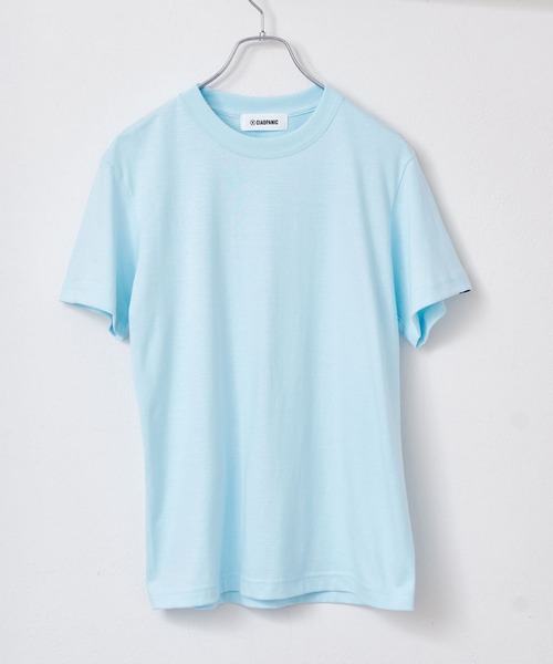 CIAOPANIC(チャオパニック)の「ヘビーコットンタフビックTシャツ(Tシャツ/カットソー・メンズ・ブルー/ネイビー/ピンク/アイボリー/ホワイト/サンドベージュ/スカイブルー/グリーン/パープル/ブラック・LARGE/X-LARGE/SMALL/MEDIUM)」の7枚目の写真