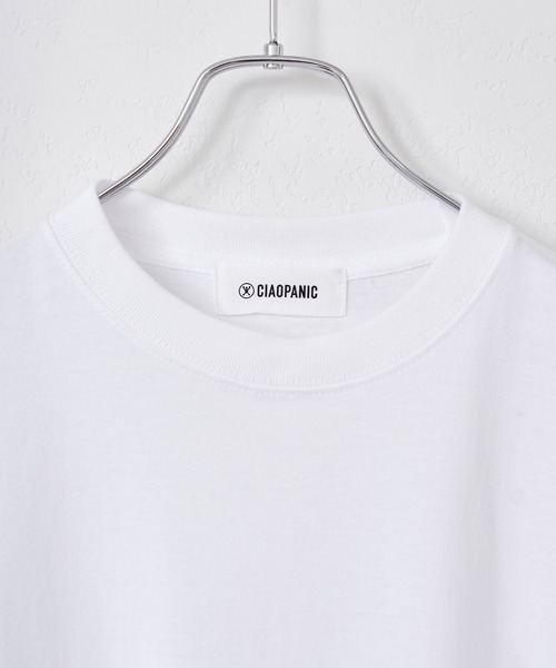 CIAOPANIC(チャオパニック)の「ヘビーコットンタフビックTシャツ(Tシャツ/カットソー・メンズ・ブルー/ネイビー/ピンク/アイボリー/ホワイト/サンドベージュ/スカイブルー/グリーン/パープル/ブラック・LARGE/X-LARGE/SMALL/MEDIUM)」の12枚目の写真