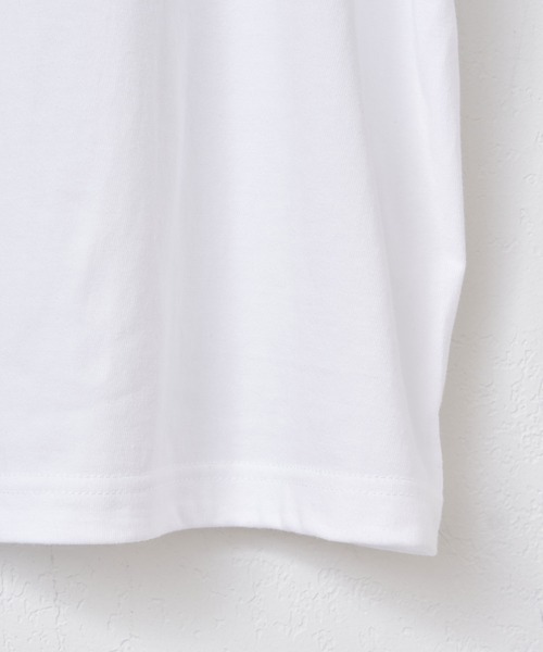 CIAOPANIC(チャオパニック)の「ヘビーコットンタフビックTシャツ(Tシャツ/カットソー・メンズ・ブルー/ネイビー/ピンク/アイボリー/ホワイト/サンドベージュ/スカイブルー/グリーン/パープル/ブラック・LARGE/X-LARGE/SMALL/MEDIUM)」の15枚目の写真