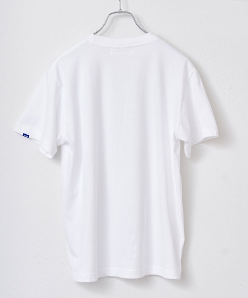 CIAOPANIC(チャオパニック)の「ヘビーコットンタフビックTシャツ(Tシャツ/カットソー・メンズ・ブルー/ネイビー/ピンク/アイボリー/ホワイト/サンドベージュ/スカイブルー/グリーン/パープル/ブラック・LARGE/X-LARGE/SMALL/MEDIUM)」の11枚目の写真