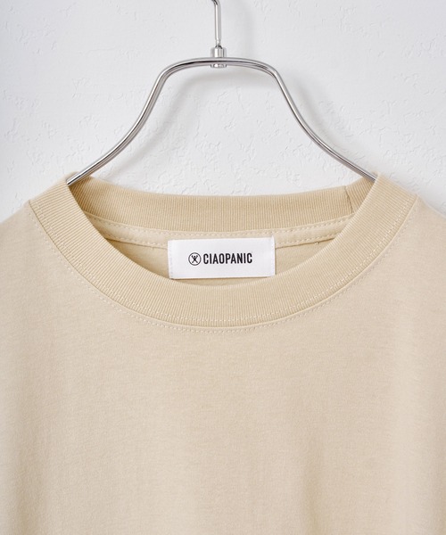 CIAOPANIC(チャオパニック)の「ヘビーコットンタフビックTシャツ(Tシャツ/カットソー・メンズ・ブルー/ネイビー/ピンク/アイボリー/ホワイト/サンドベージュ/スカイブルー/グリーン/パープル/ブラック・LARGE/X-LARGE/SMALL/MEDIUM)」の21枚目の写真