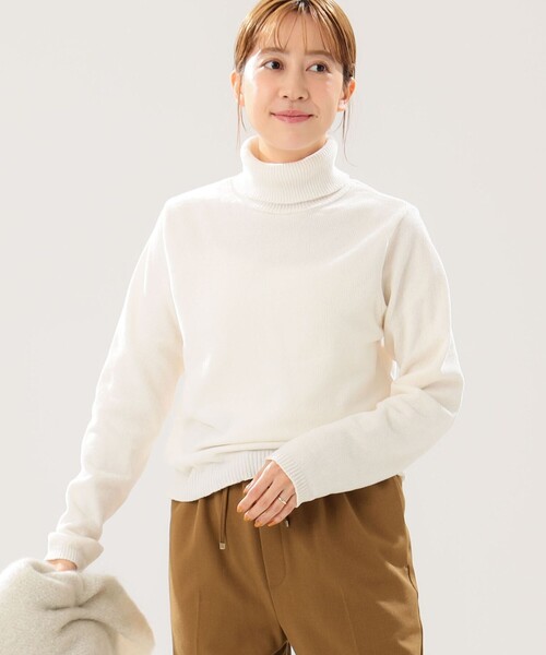 Perfect Suit FActory セーター ニット リブタートルネック セーター