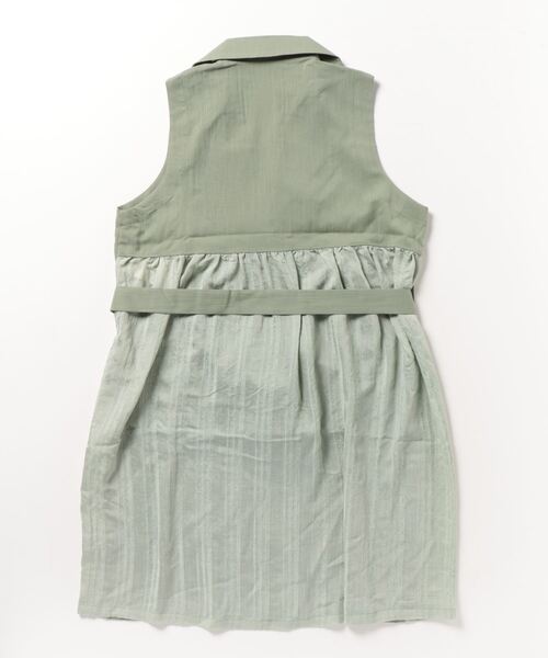 FUNALIVE（ファンアライブ）の「je crois soi ノースリーブロングジレ（ベスト・レディース・グリーン/ブラック/ベージュ/グレー・FREE）」の5枚目の写真