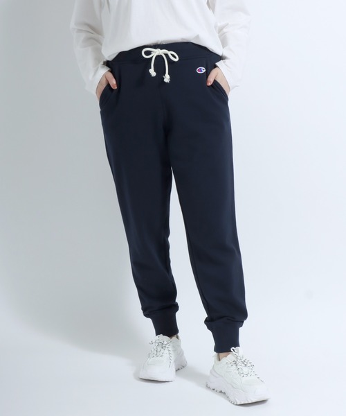 Champion（チャンピオン）の「Champion（チャンピオン）ワンポイントロゴ刺繍 無地スウェットジョガーパンツ レディース メンズ ユニセックス（スウェットパンツ・レディース・ネイビー/グレー/ブラック・S/M/L/XL）」の12枚目の写真