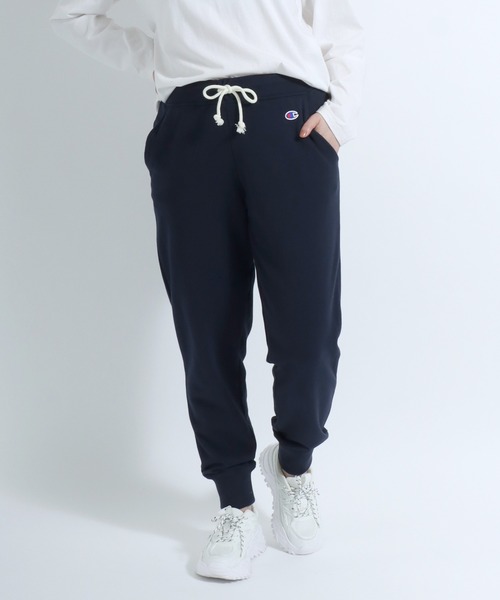 Champion（チャンピオン）の「Champion（チャンピオン）ワンポイントロゴ刺繍 無地スウェットジョガーパンツ レディース メンズ ユニセックス（スウェットパンツ・レディース・ネイビー/グレー/ブラック・S/M/L/XL）」の15枚目の写真