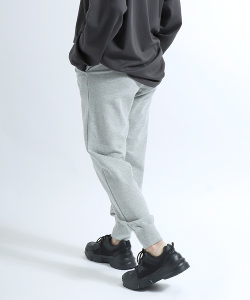 Champion（チャンピオン）の「Champion（チャンピオン）ワンポイントロゴ刺繍 無地スウェットジョガーパンツ レディース メンズ ユニセックス（スウェットパンツ・レディース・ネイビー/グレー/ブラック・S/M/L/XL）」の7枚目の写真