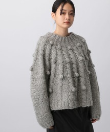 A part by | テアミポンポンニットプルオーバー_長袖(ニット/セーター)