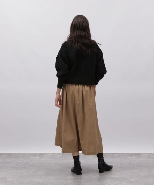 LAKOLE（ラコレ）の「ポロ襟ニットカーデ / 977354（カーディガン/ボレロ・レディース・モカ/ナチュラル/ワインレッド/ブラック・MEDIUM/SMALL）」の7枚目の写真