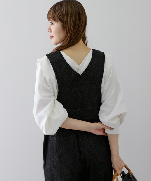 URBAN RESEARCH Sonny Label（アーバンリサーチサニーレーベル）の「タックパフスリーブブラウス（シャツ/ブラウス・レディース・ブルー/ブラック/オフホワイト・FREE）」の19枚目の写真