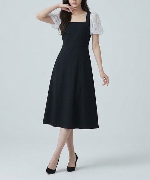 Ritomo De Ricco(リトモ・デ・リコ)の「バルーンスリーブ切り替えドレス(ドレス・レディース・ブラック・MEDIUM/LARGE/SMALL)」の13枚目の写真