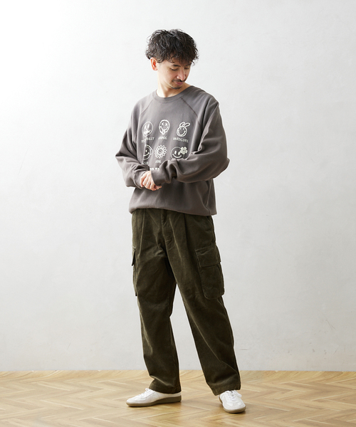 JOURNAL STANDARD relume（ジャーナルスタンダード　レリューム）の「AMERICAN コーデュロイカーゴパンツ by USA COTTON（カーゴパンツ・メンズ・キャメル/カーキ/ブラック・MEDIUM/LARGE）」の6枚目の写真