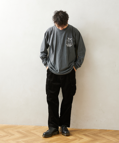 JOURNAL STANDARD relume（ジャーナルスタンダード　レリューム）の「AMERICAN コーデュロイカーゴパンツ by USA COTTON（カーゴパンツ・メンズ・キャメル/カーキ/ブラック・MEDIUM/LARGE）」の7枚目の写真