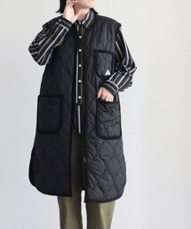 GEVACO | 【GEVACO/ゲバコ】キルティングロングベスト(ダウンベスト)