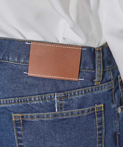 tk.TAKEO KIKUCHI（ティーケータケオキクチ）の「◆フリンジカットデニムパンツ（デニムパンツ・メンズ・チャコールグレー/ブルー・02/03）」の10枚目の写真