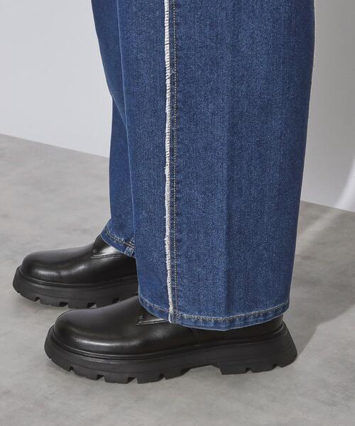 tk.TAKEO KIKUCHI（ティーケータケオキクチ）の「◆フリンジカットデニムパンツ（デニムパンツ・メンズ・チャコールグレー/ブルー・02/03）」の11枚目の写真