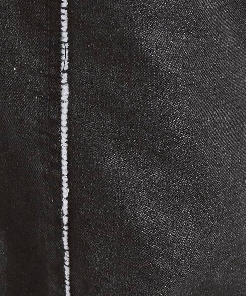 tk.TAKEO KIKUCHI（ティーケータケオキクチ）の「◆フリンジカットデニムパンツ（デニムパンツ・メンズ・チャコールグレー/ブルー・02/03）」の12枚目の写真