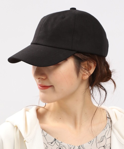GLOBAL WORK Smile Seed Store（グローバルワーク スマイルシードストア）の「ベーシックキャップ/リネン混/185389（キャップ・レディース・セージグリーン/ベージュ/ブラック・FREE）」の5枚目の写真