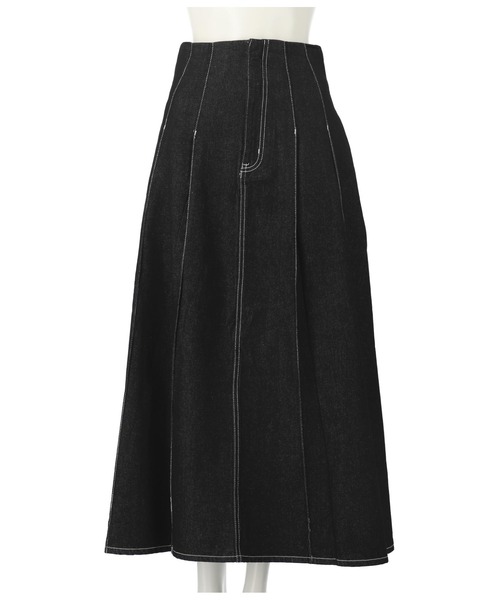 Settimissimo（セッティミッシモ）の「ボックスタックデニムスカート（デニムスカート・レディース・ブラック/インディゴブルー・FREE）」の17枚目の写真