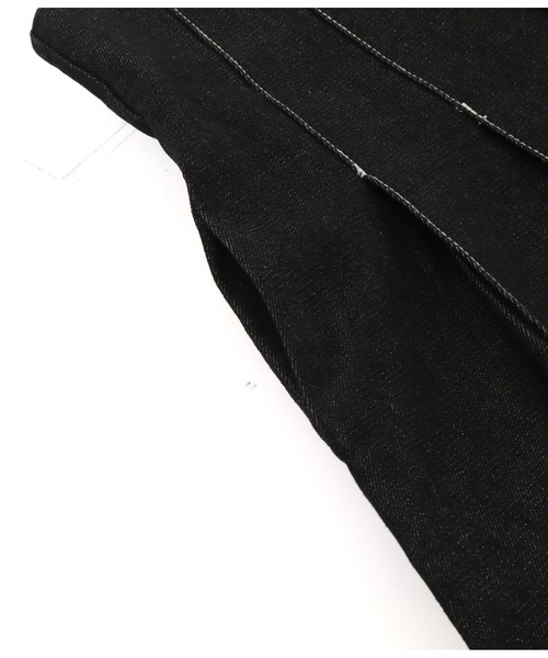 Settimissimo（セッティミッシモ）の「ボックスタックデニムスカート（デニムスカート・レディース・ブラック/インディゴブルー・FREE）」の21枚目の写真