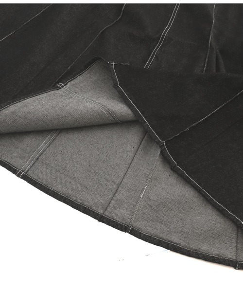 Settimissimo（セッティミッシモ）の「ボックスタックデニムスカート（デニムスカート・レディース・ブラック/インディゴブルー・FREE）」の22枚目の写真