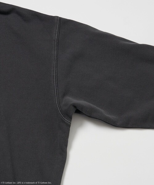 LIFE（ライフ）の「LIFE/ライフ 別注 LIFE Kurt Cobain コラージュ クルーネックスウェット/ダメージ加工/ユーズド加工/ビックシルエット（スウェット・メンズ・アッシュグレー/スミクロ・SMALL/MEDIUM/LARGE）」の20枚目の写真