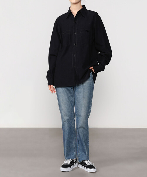 Buzz Rickson's(バズリクソンズ)の「BUZZ RICKSON'S | ブラックシャンブレー ユーティリティーシャツ WOMEN(シャツ/ブラウス・レディース・ブラック・M)」の12枚目の写真