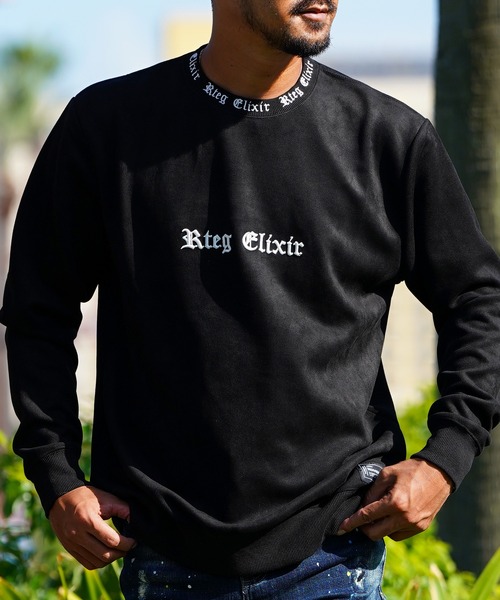 アダムスジャグラーRteg Elixir ブラック スウェット Small adamsJUGGLER(アダムスジャグラー)の「Rteg/エリクサー