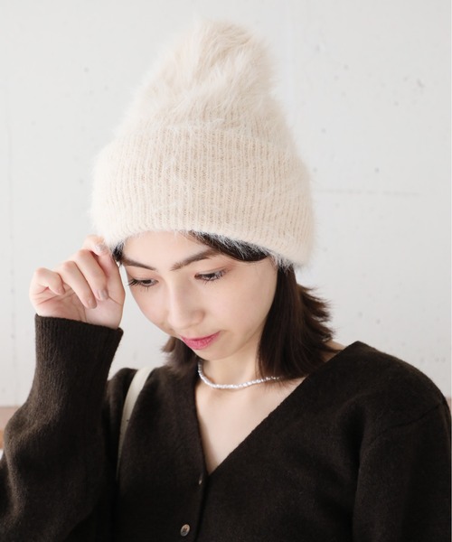 セール】【SETUP7】シャギーニット帽 KNF039 ※（ニットキャップ