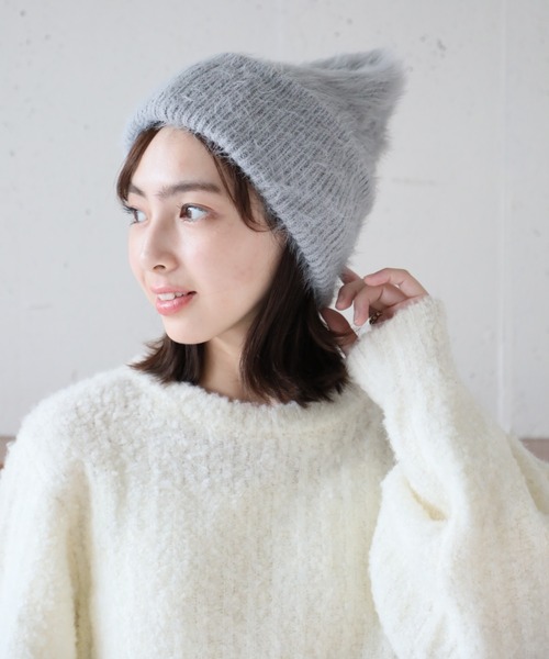 セール】【SETUP7】シャギーニット帽 KNF039 ※（ニットキャップ