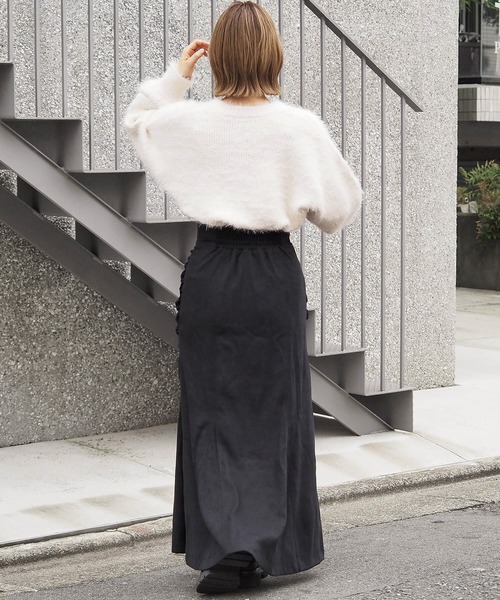 tiptop（ティップトップ）の「【選べる2タイプ】フェザーショート丈カーディガン（カーディガン/ボレロ・レディース・ブラック系その他/グリーン系その他/ブルー/ホワイト系その他/アイボリー/ブラック/ピンク系その他・FREE）」の13枚目の写真