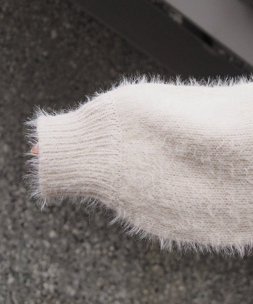 tiptop（ティップトップ）の「【選べる2タイプ】フェザーショート丈カーディガン（カーディガン/ボレロ・レディース・ブラック系その他/グリーン系その他/ブルー/ホワイト系その他/アイボリー/ブラック/ピンク系その他・FREE）」の17枚目の写真